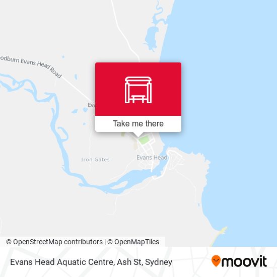 Evans Head Aquatic Centre, Ash St map