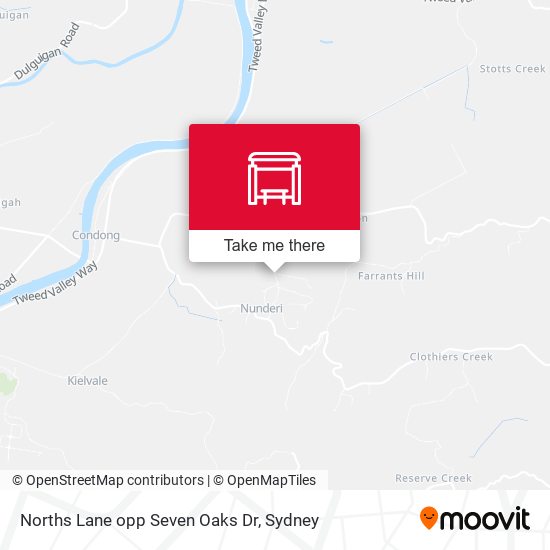 Norths Lane opp Seven Oaks Dr map
