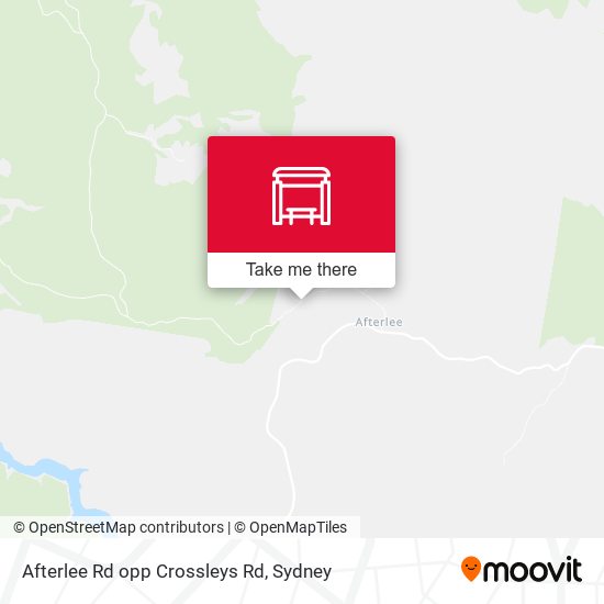 Afterlee Rd opp Crossleys Rd map