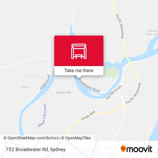 752 Broadwater Rd map