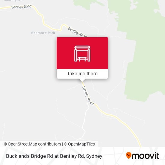 Bucklands Bridge Rd at Bentley Rd map