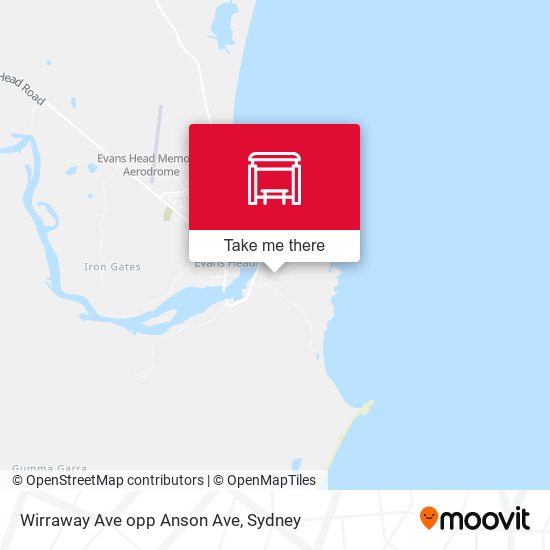 Wirraway Ave opp Anson Ave map