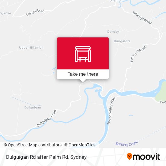 Dulguigan Rd after Palm Rd map
