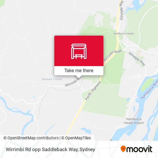 Wirrimbi Rd opp Saddleback Way map