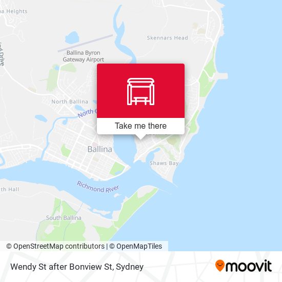 Wendy St after Bonview St map