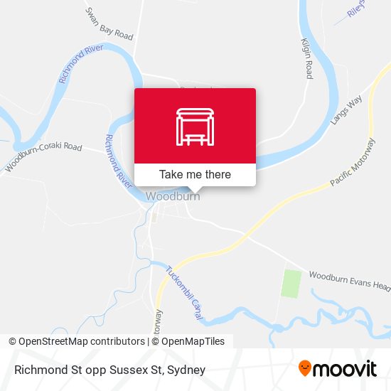 Richmond St opp Sussex St map