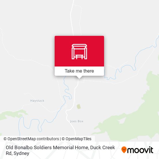 Old Bonalbo Soldiers Memorial Home, Duck Creek Rd map