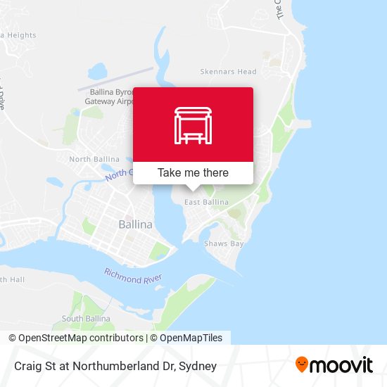Craig St at Northumberland Dr map