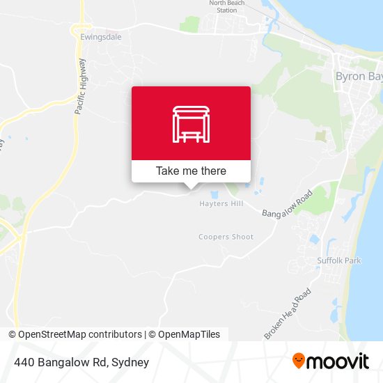 440 Bangalow Rd map