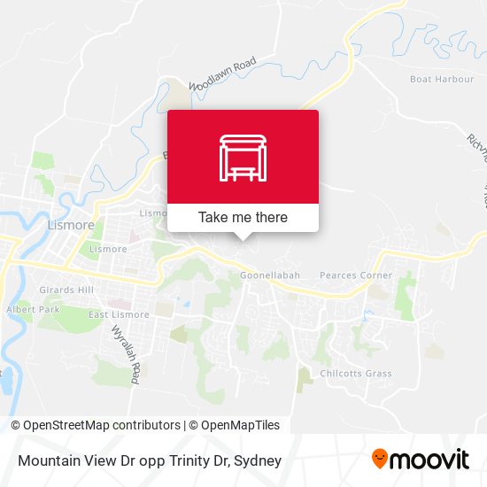 Mountain View Dr opp Trinity Dr map