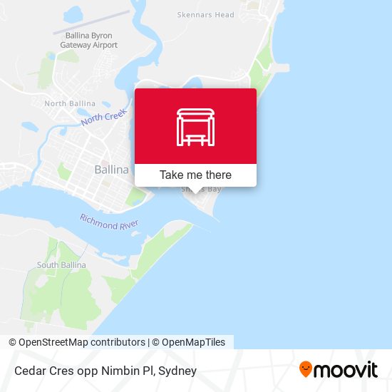Cedar Cres opp Nimbin Pl map