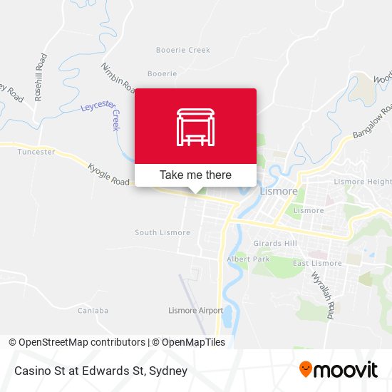 Casino St at Edwards St map