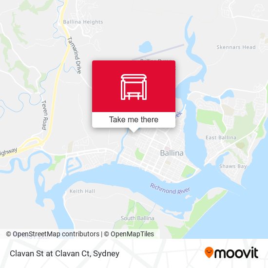 Clavan St at Clavan Ct map