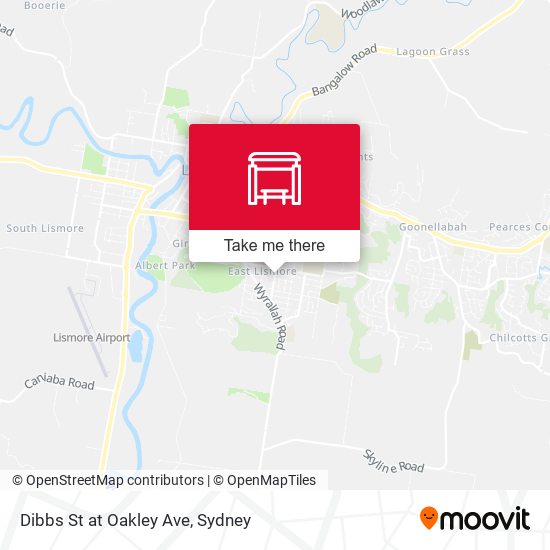 Dibbs St at Oakley Ave map