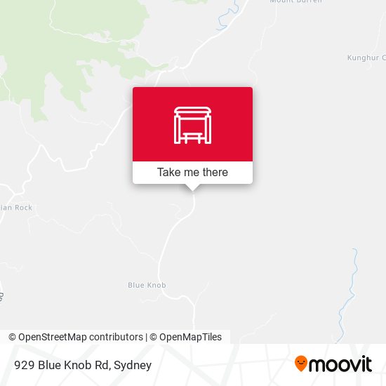 929 Blue Knob Rd map