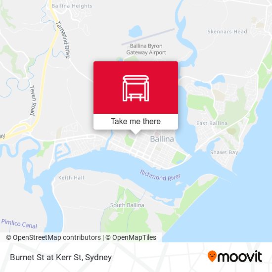 Burnet St at Kerr St map