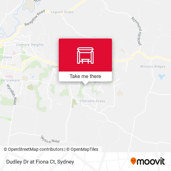 Dudley Dr at Fiona Ct map