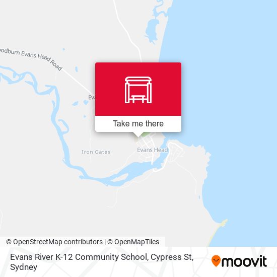 Evans River K-12 Community School, Cypress St map