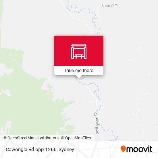 Cawongla Rd opp 1266 map