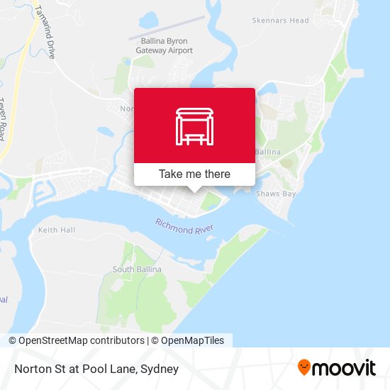 Norton St at Pool Lane map