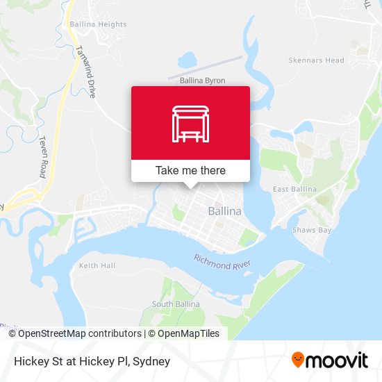Hickey St at Hickey Pl map