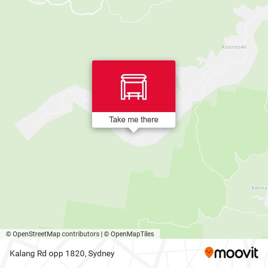 Kalang Rd opp 1820 map
