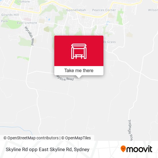Skyline Rd opp East Skyline Rd map