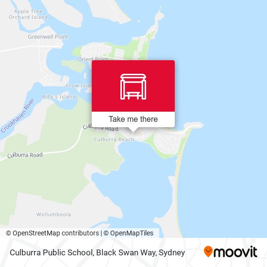 Culburra Public School, Black Swan Way map
