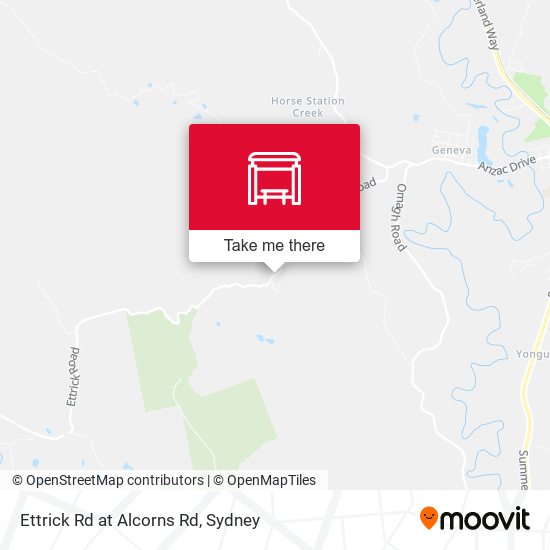 Ettrick Rd at Alcorns Rd map