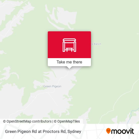 Green Pigeon Rd at Proctors Rd map
