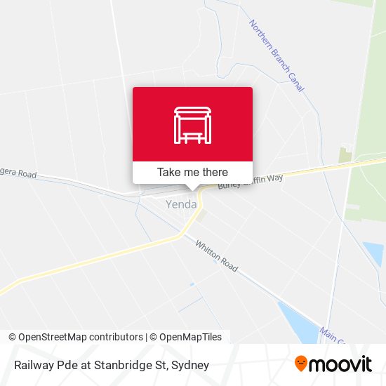 Railway Pde at Stanbridge St map