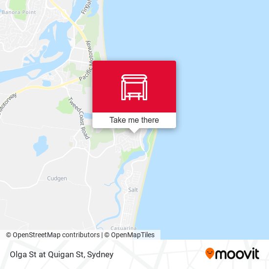 Olga St at Quigan St map
