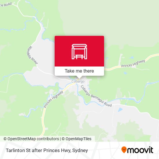 Tarlinton St after Princes Hwy map