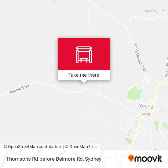 Thomsons Rd before Belmore Rd map