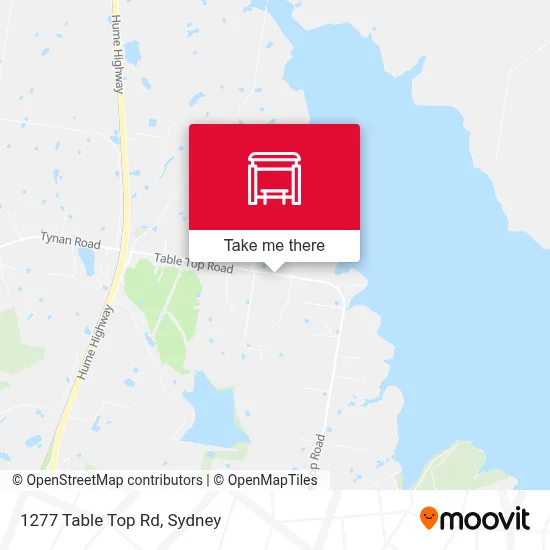 Mapa 1277 Table Top Rd