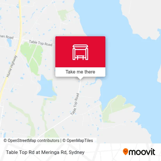 Mapa Table Top Rd at Meringa Rd