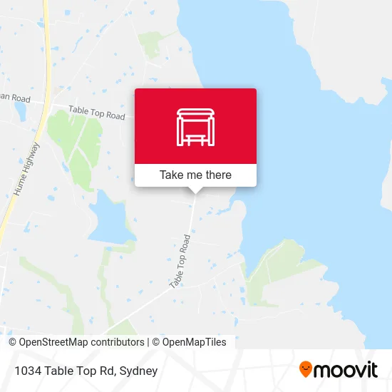 Mapa 1034 Table Top Rd