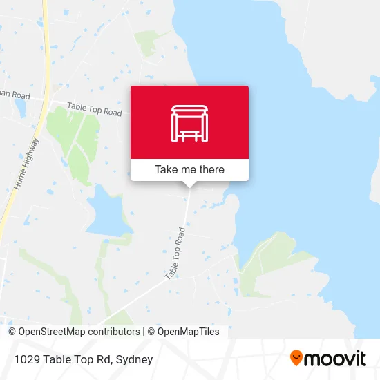 Mapa 1029 Table Top Rd