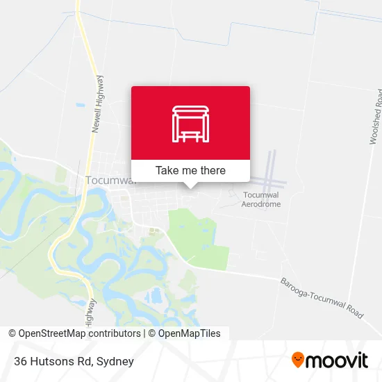 Mapa 36 Hutsons Rd