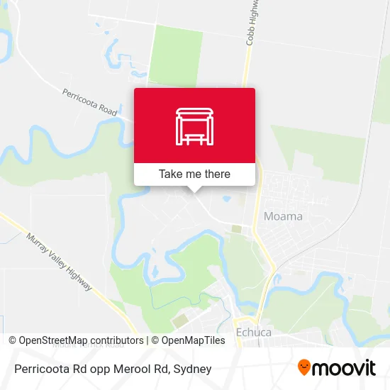 Mapa Perricoota Rd opp Merool Rd