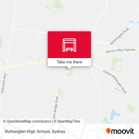 Mapa Rutherglen High School