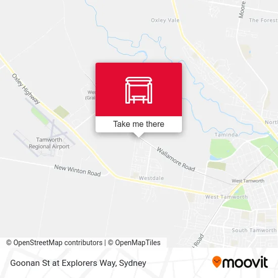 Mapa Goonan St at Explorers Way