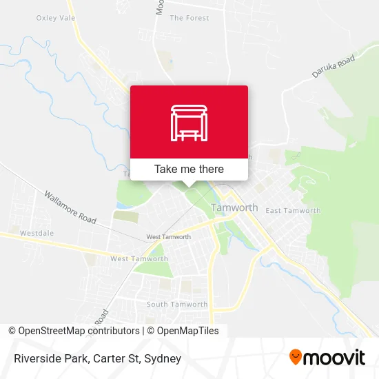 Riverside Park, Carter St map