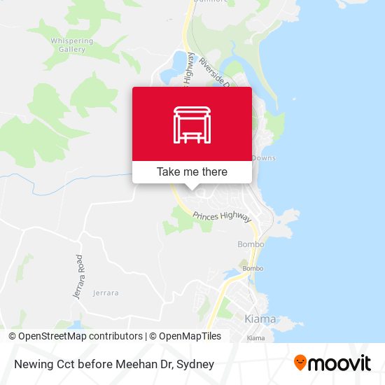 Newing Cct before Meehan Dr map