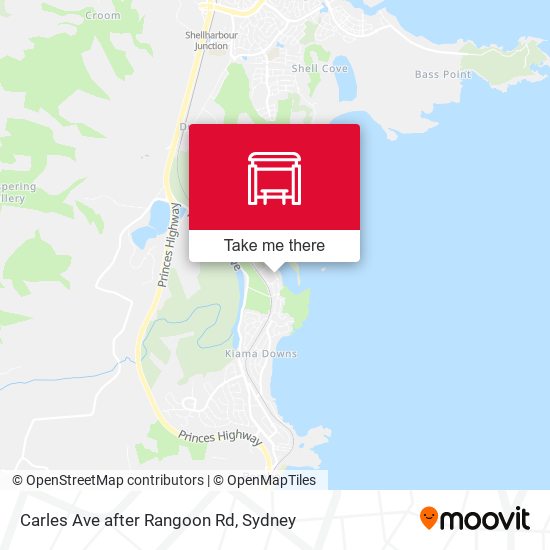 Carles Ave after Rangoon Rd map