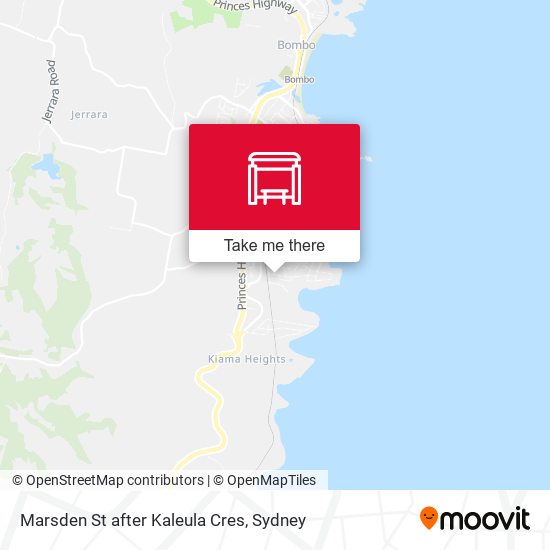 Marsden St after Kaleula Cres map