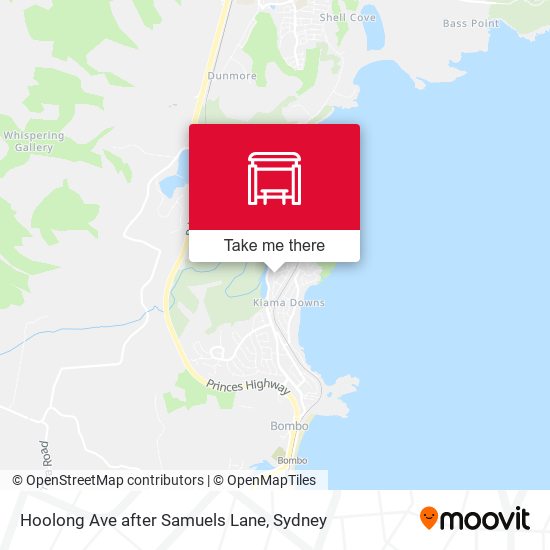 Hoolong Ave after Samuels Lane map