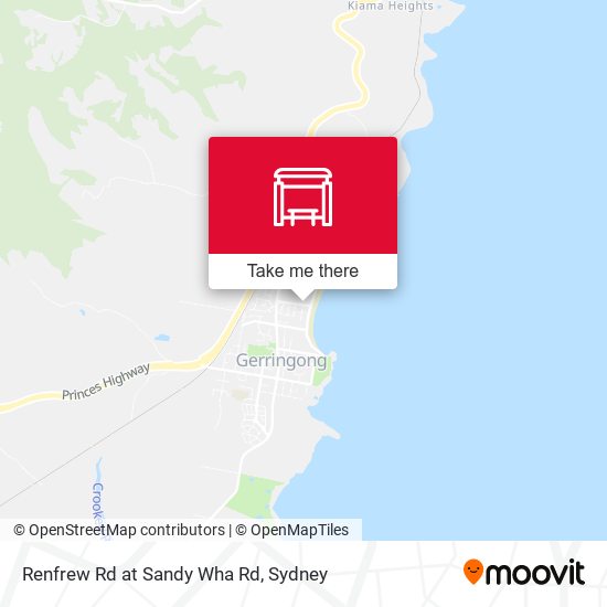 Renfrew Rd at Sandy Wha Rd map