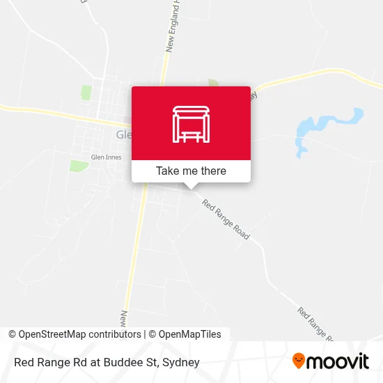 Mapa Red Range Rd at Buddee St