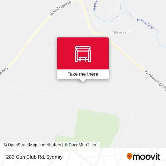 Mapa 283 Gun Club Rd